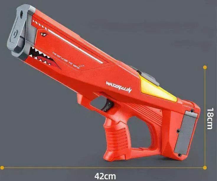 Electric Water Gun Shark Toy: High Pressure Outdoor Beach Fun! - EX-STOCK Canada