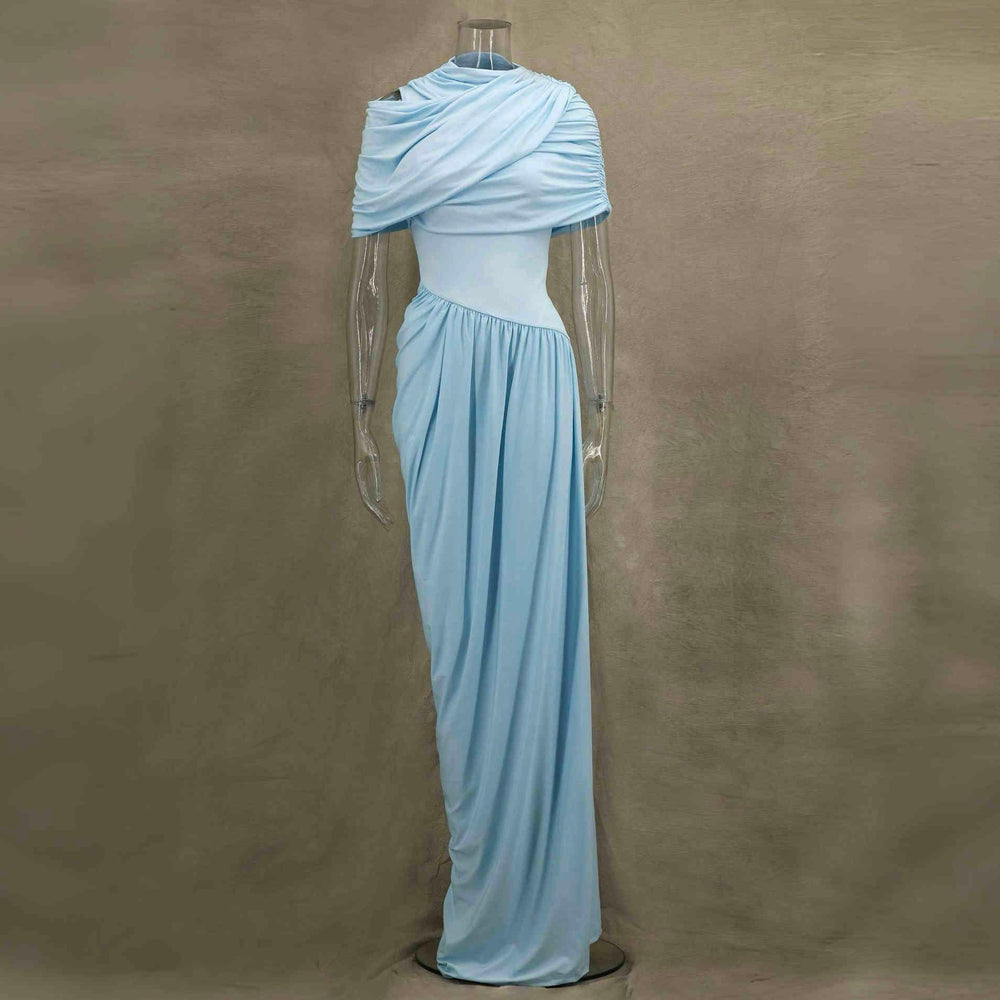 Elegant Pleated Dress Women For Dinner EX-STOCK Canada