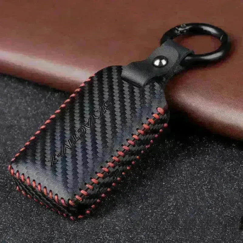 Elegant leather smart car keys chain - EX-STOCK CANADA