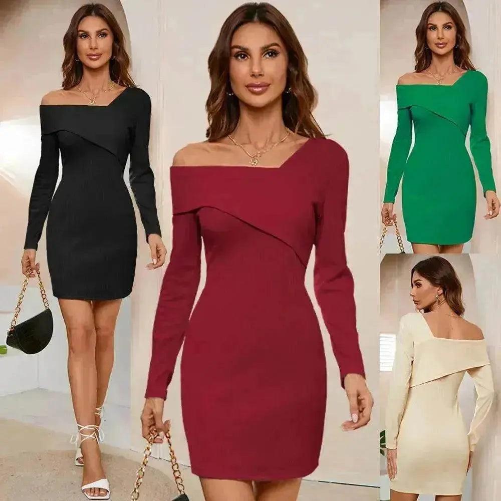 Robe pour femmes au tempérament charmant, mince, européenne et américaine - EX-STOCK Canada