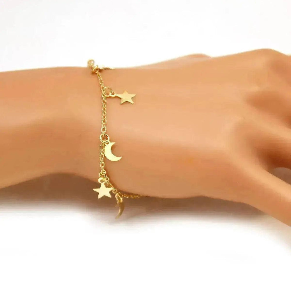 European And American Fashion Star Moon Combination Bracelet - EX-STOCK Canada