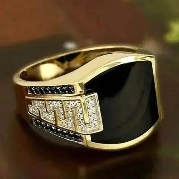 European And American Hip Hop Ring Full Diamond Ring - EX-STOCK Canada