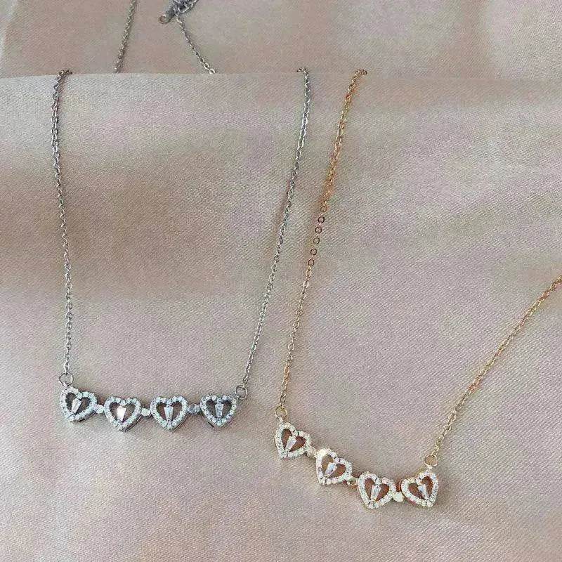 Collier pour femmes en Trèfle à quatre feuilles déformable détachable de style explosif - EX-STOCK CANADA
