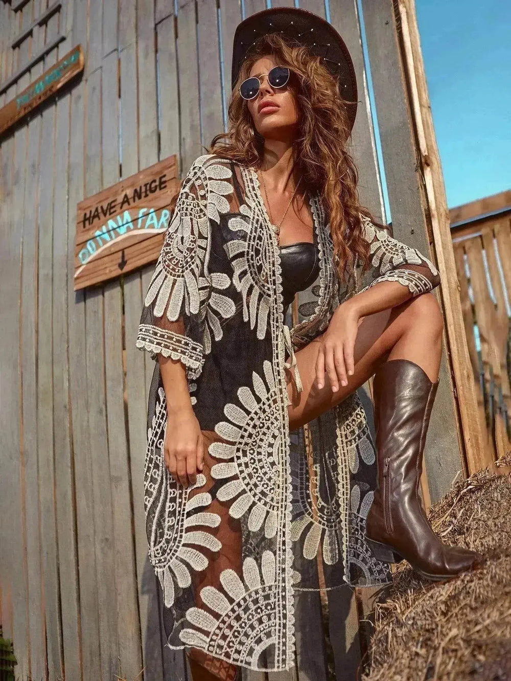 Fashion Bikini Sun Protection Clothing For Women Kimono - EX-STOCK Canada