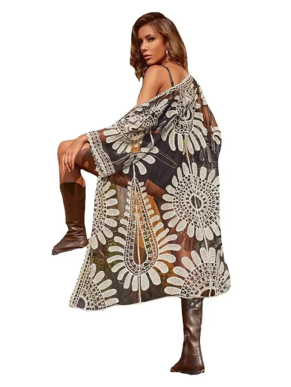 Vêtement de protection solaire bikini à la mode pour femmes Kimono - EX-STOCK Canada