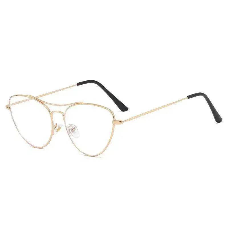 Fashion Cat Eye Plain Glasses Women's Anti-blue Light - EX-STOCK Canada