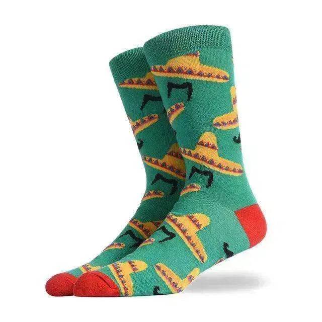 Fashion Creative Hamburger Pizza Alien Men Socks Cute Series - EX-STOCK Canada