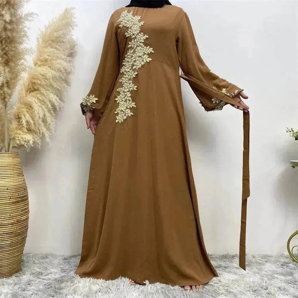 Fashion Lace Beaded Arab Dress Women - EX-STOCK Canada