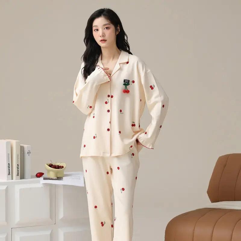 Pyjama en coton personnalisable à double face pour femmes - EX-STOCK Canada