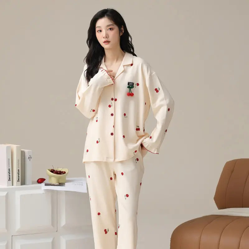 Fashion Personalized Double-sided Cotton Pajamas For Women - EX-STOCK Canada