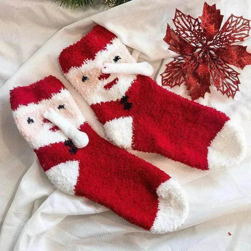 Fashion Simple Magnetic Christmas Socks For Men And Women - EX-STOCK Canada