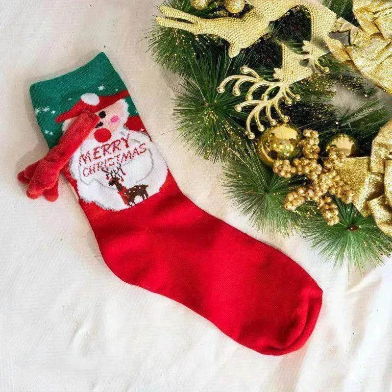 Fashion Simple Magnetic Christmas Socks For Men And Women - EX-STOCK Canada