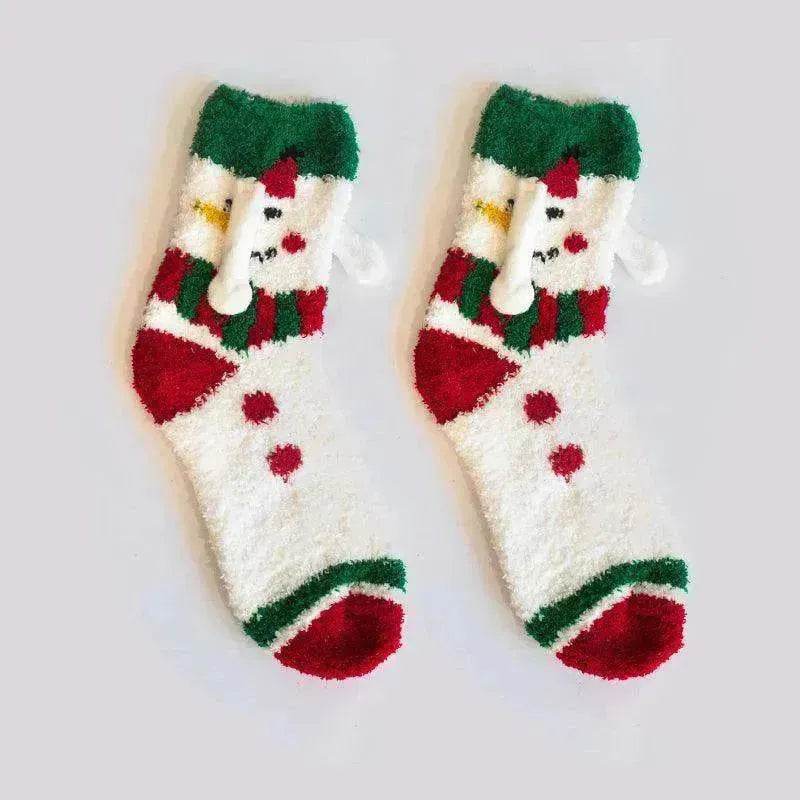 Fashion Simple Magnetic Christmas Socks For Men And Women - EX-STOCK Canada