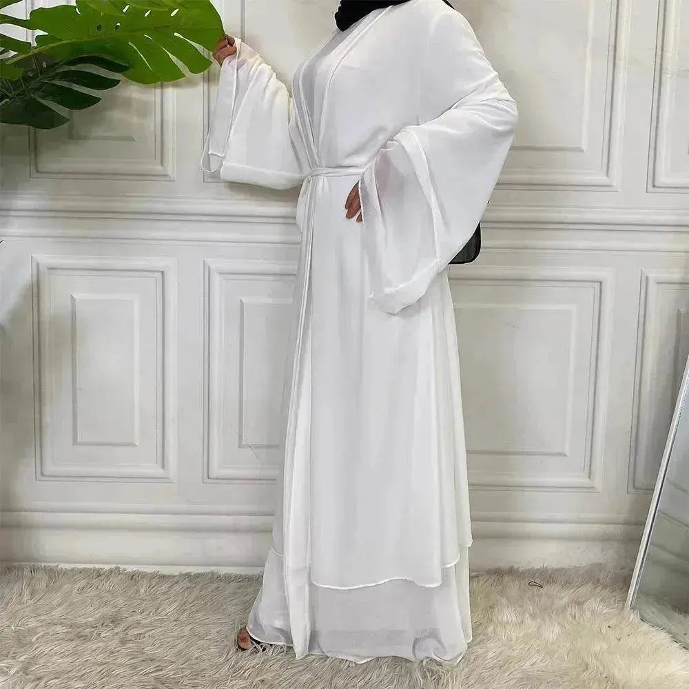 Fashionable Arab Cardigan Chiffon Robe - EX-STOCK Canada