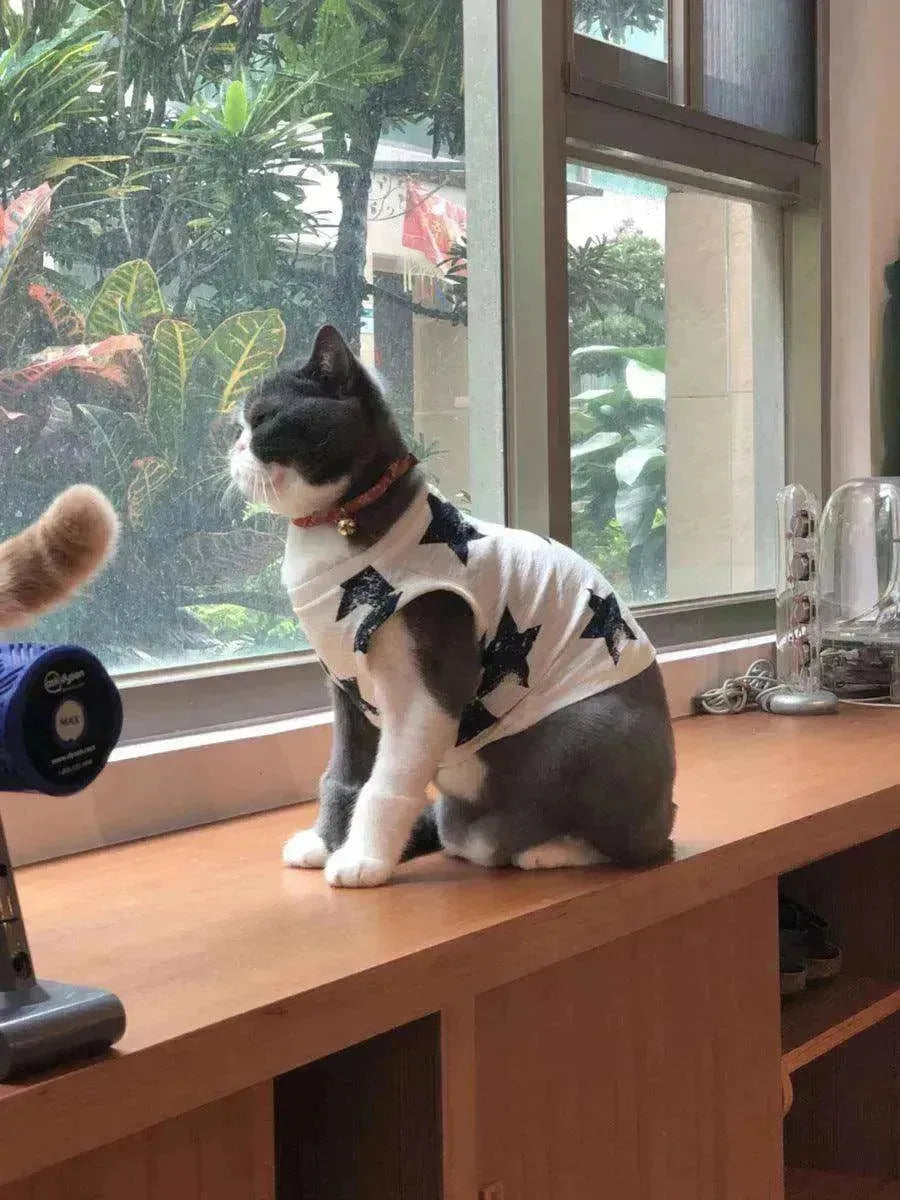 Vêtements confortables en coton à la mode pour animaux de compagnie - EX-STOCK CANADA