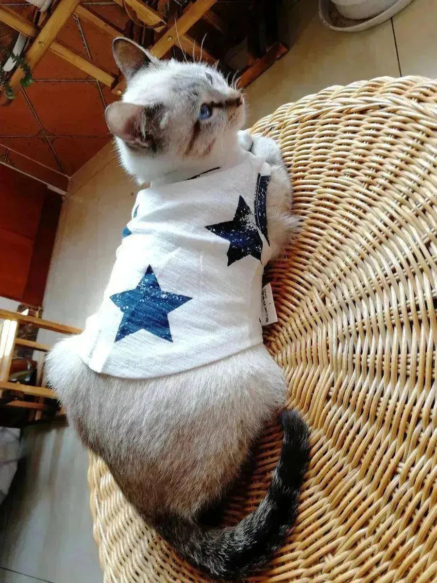 Vêtements confortables en coton à la mode pour animaux de compagnie - EX-STOCK CANADA