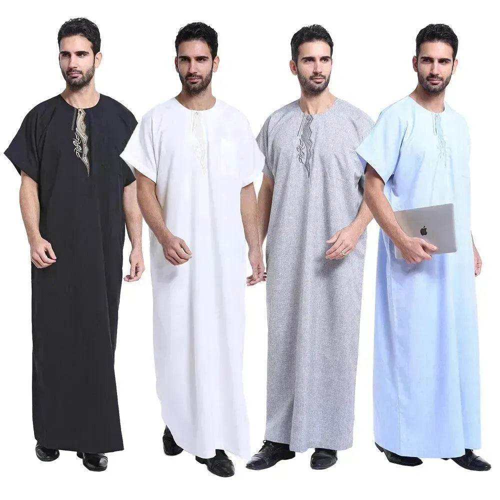 Robe pour hommes moyen-orientale contemporaine arabe à la mode et élégante - Jalabiya pour hommes marocains EX-STOCK Canada
