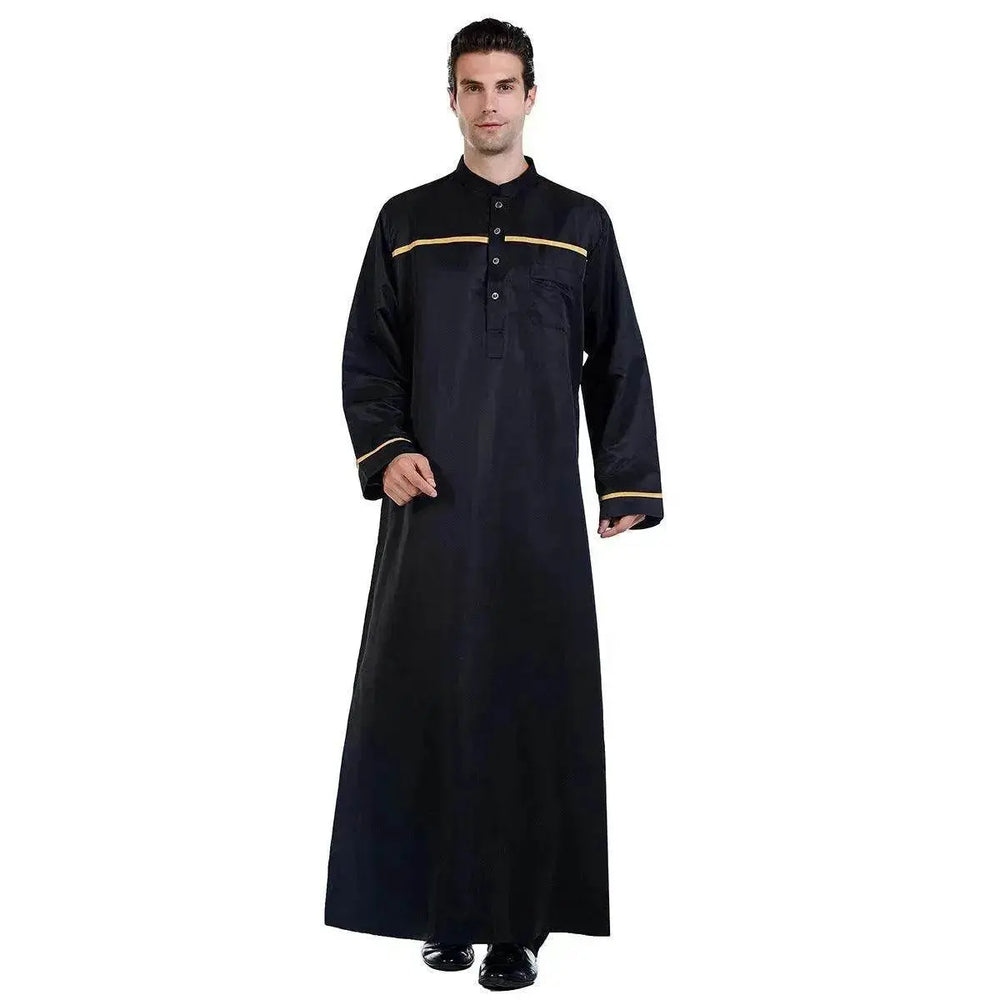Fashionable and Elegant Foreign Trade Arab Middle East Men's Robe Moroccan Men's Jalabiya - EX-STOCK Canada