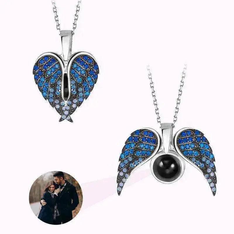 Collier Ailes d'Ange de l'Amour pour Femme - EX-STOCK Canada