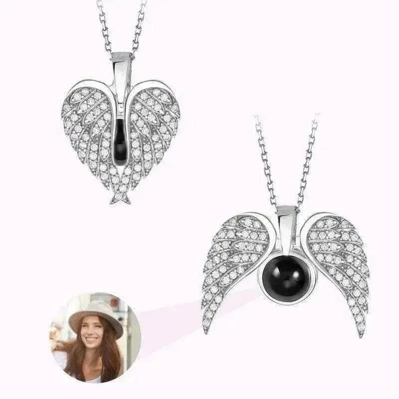 Collier Ailes d'Ange de l'Amour pour Femme - EX-STOCK Canada