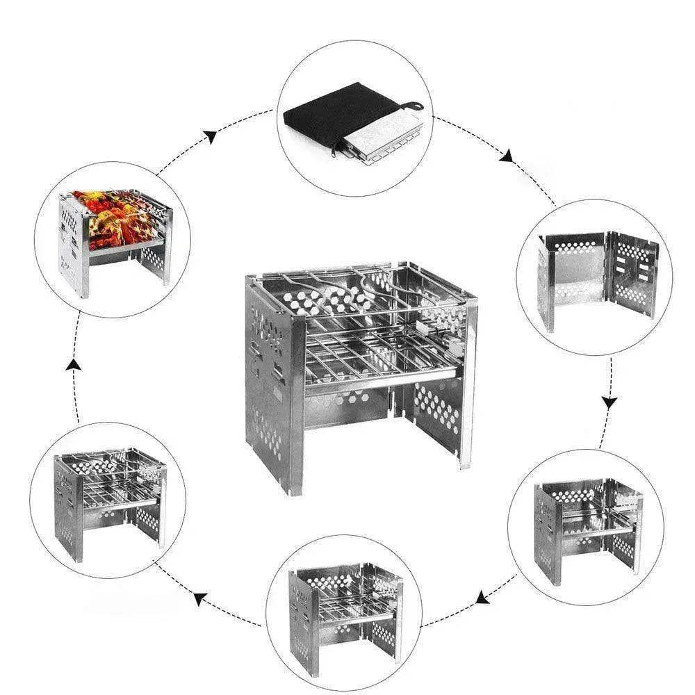 Firewood mini barbecue stove - EX-STOCK Canada