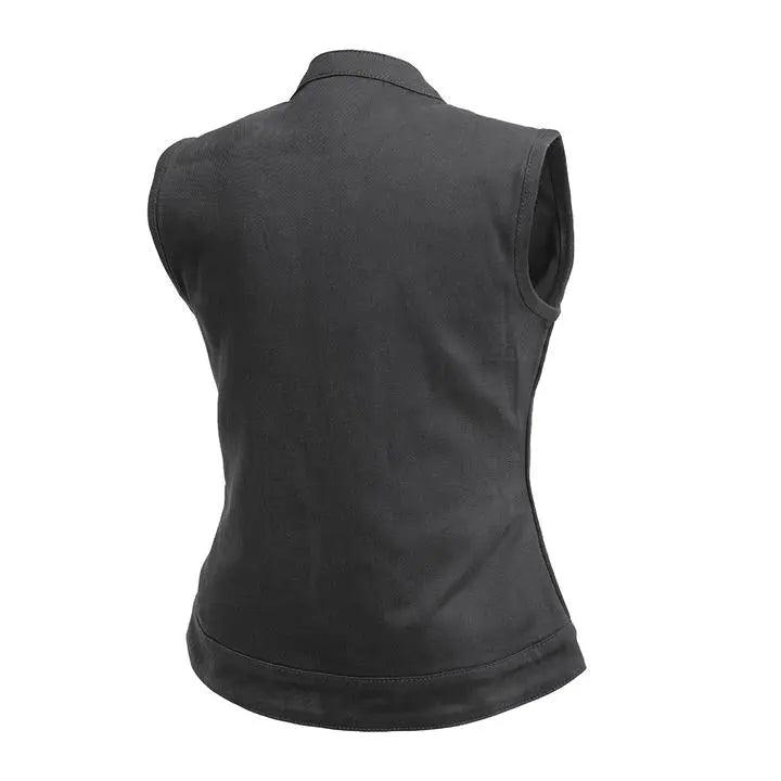 First MFG Co. Women's Lexy Motorcycle Twill Vest EX-STOCK Canada
