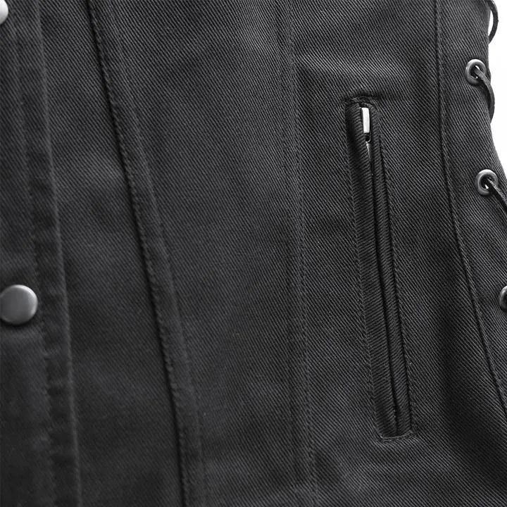 First MFG Co. Women's Tiff Motorcycle Twill Vest EX-STOCK Canada