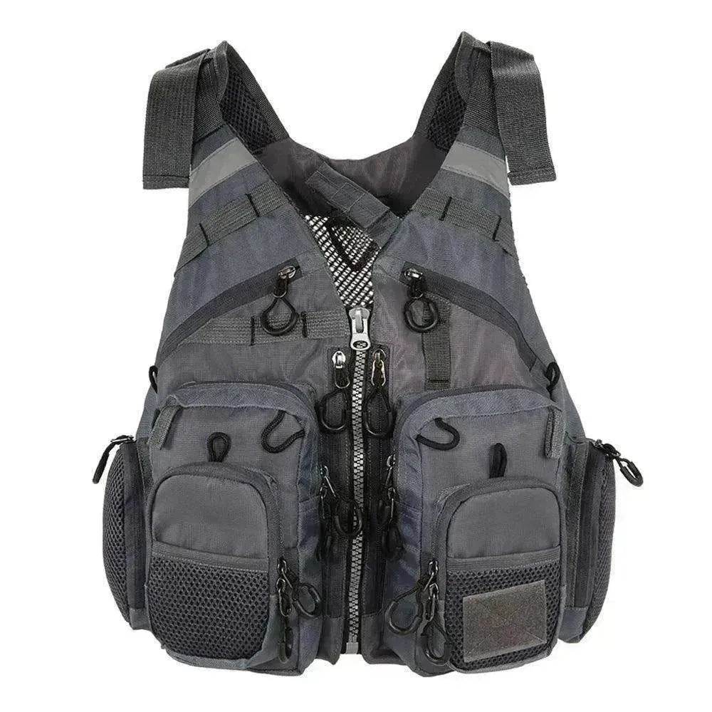 Fishing Outdoor Sport Flying Men Respiratory Jacket Safety Vest Survival Utility Vest - EX-STOCK Canada
