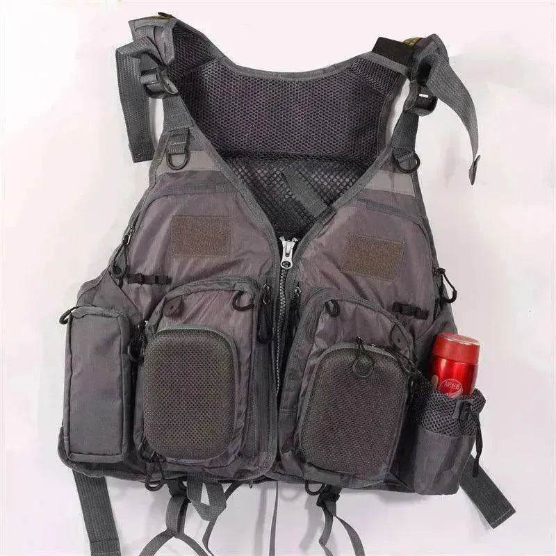 Fishing Outdoor Sport Flying Men Respiratory Jacket Safety Vest Survival Utility Vest - EX-STOCK Canada
