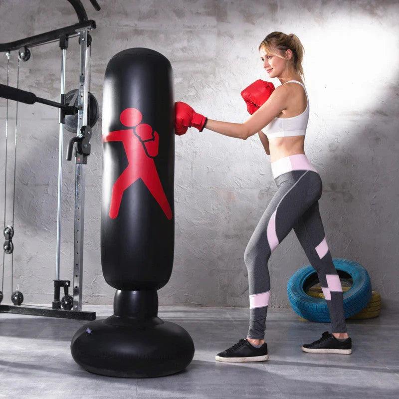 Fitness Inflatable Boxing Column Fighting Column Sandbag Vertical Venting Toy EX-STOCK Canada