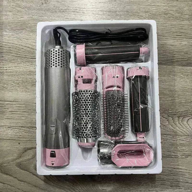 Five-in-one Hot Air Comb Automatic Hair Curler For Curling Or Straightening - EX-STOCK Canada