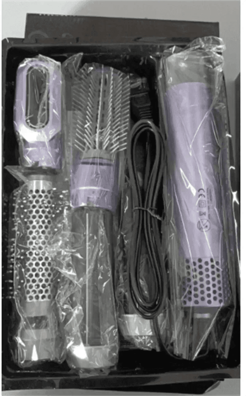 Five-in-one Hot Air Comb Automatic Hair Curler For Curling Or Straightening - EX-STOCK Canada