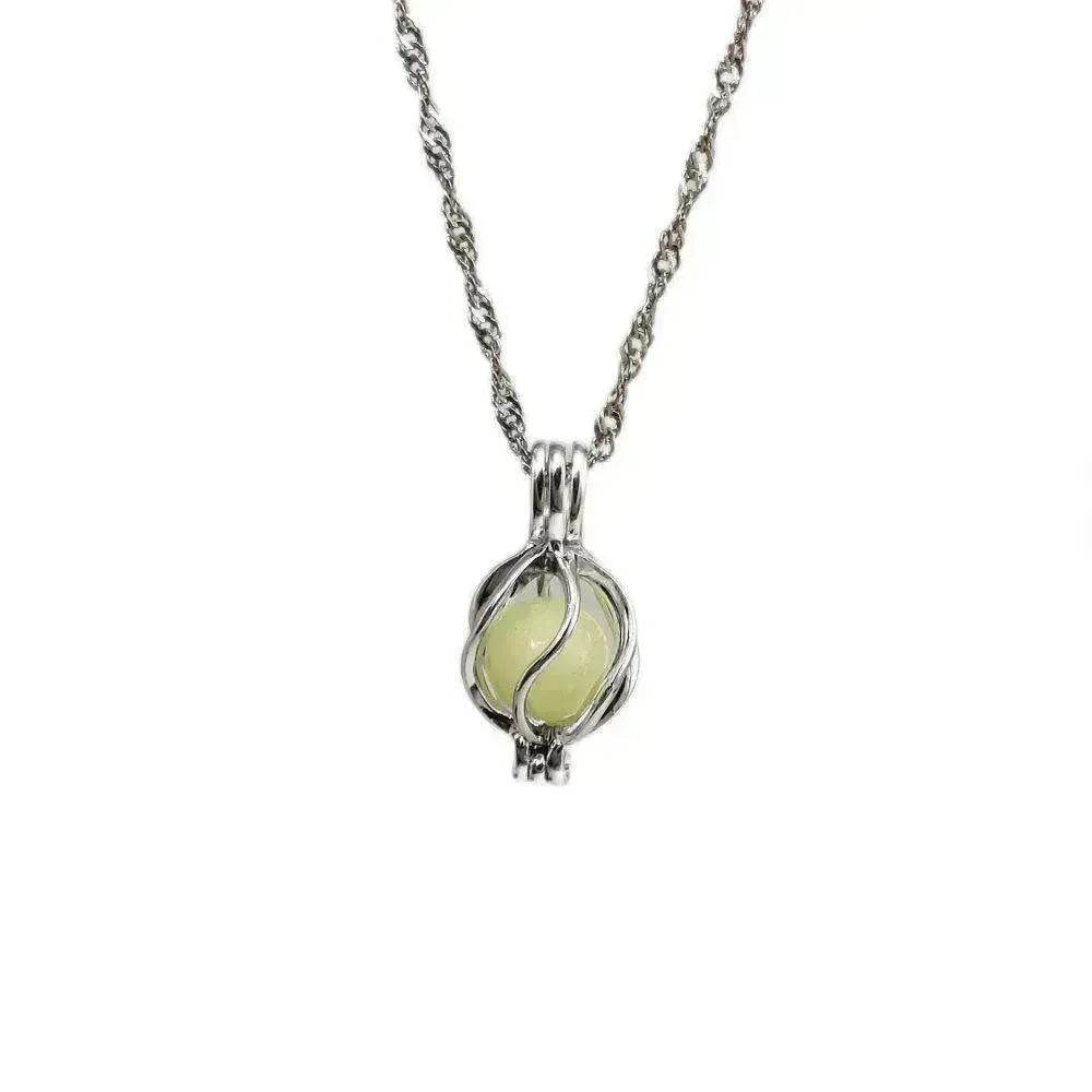 Fluorescent Stone Three-dimensional Planet Noctilucent Necklace - EX-STOCK Canada