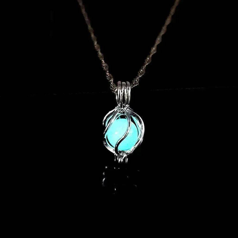 Fluorescent Stone Three-dimensional Planet Noctilucent Necklace - EX-STOCK Canada