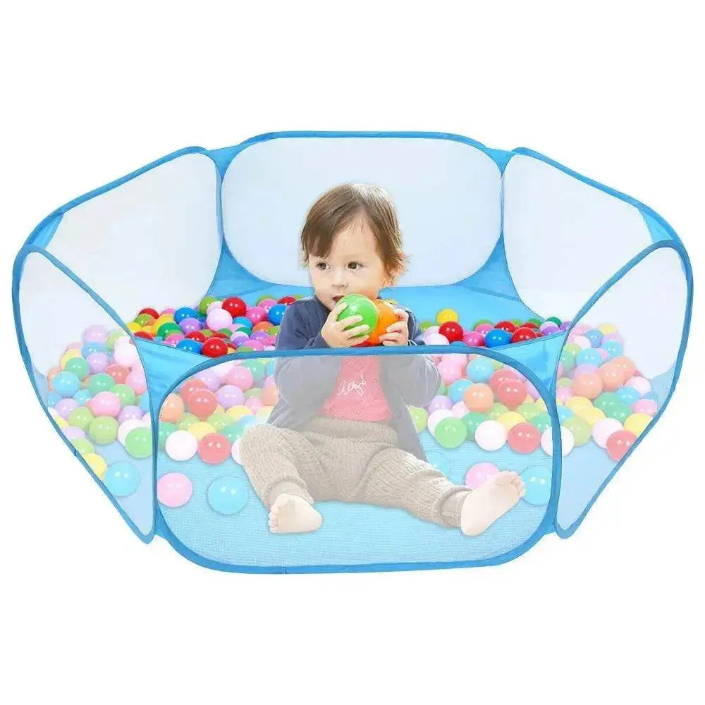 Foldable Kids' Play Tent with Ball Pit: Ocean Ball Pool & Crawling Game House for Outdoor Fun - EX-STOCK Canada
