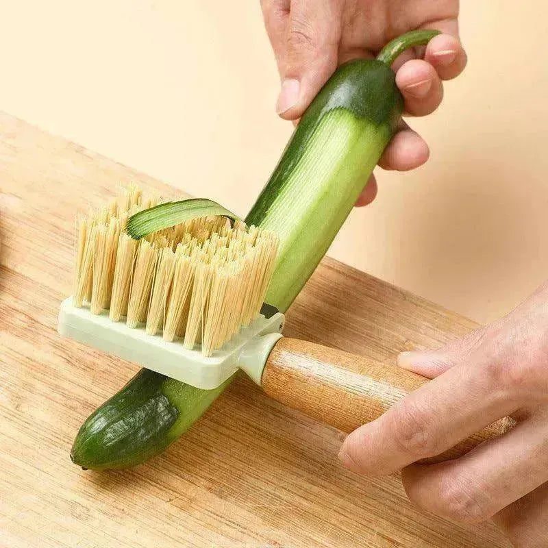 Brosse multifonctionnelle pour pelage et nettoyage des fruits et légumes - EX-STOCK CANADA