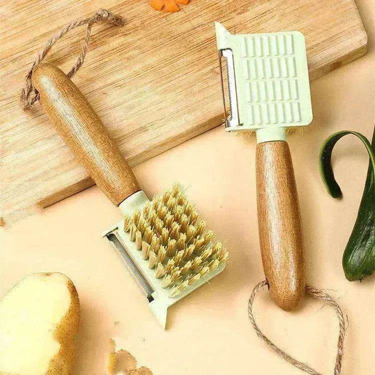 Fruit & Vegetable Multifunctional Peeling Cleaning Brush - EX-STOCK Canada