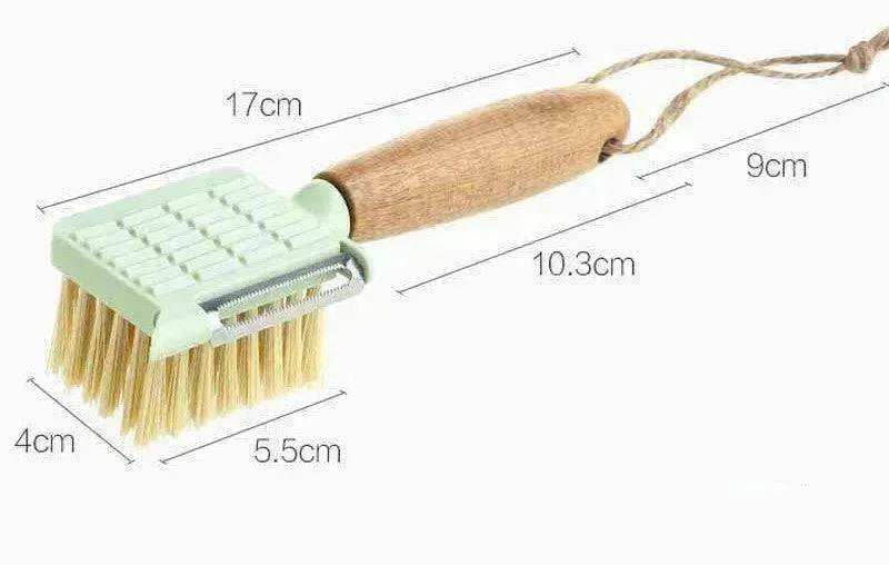 Brosse multifonctionnelle pour pelage et nettoyage des fruits et légumes - EX-STOCK CANADA