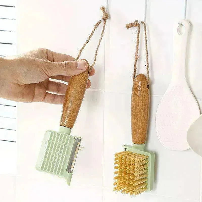 Brosse multifonctionnelle pour pelage et nettoyage des fruits et légumes - EX-STOCK CANADA