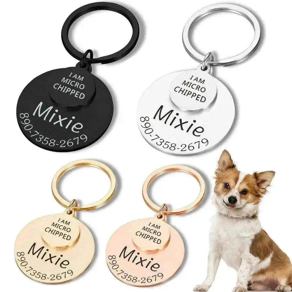 Collier Personnalisé DRÔLE POD Étiquette d'Identité pour Animal Porte-Clés - EX-STOCK Canada