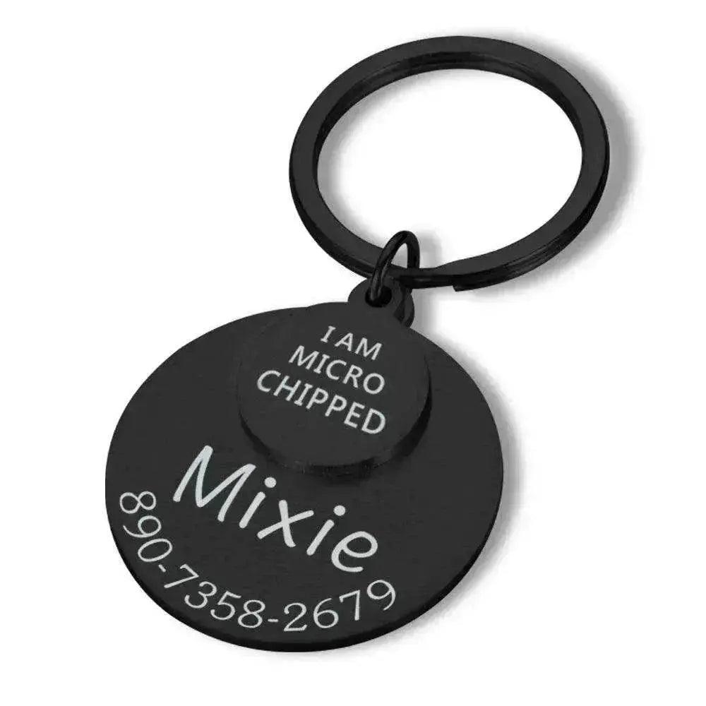 Collier Personnalisé DRÔLE POD Étiquette d'Identité pour Animal Porte-Clés - EX-STOCK Canada