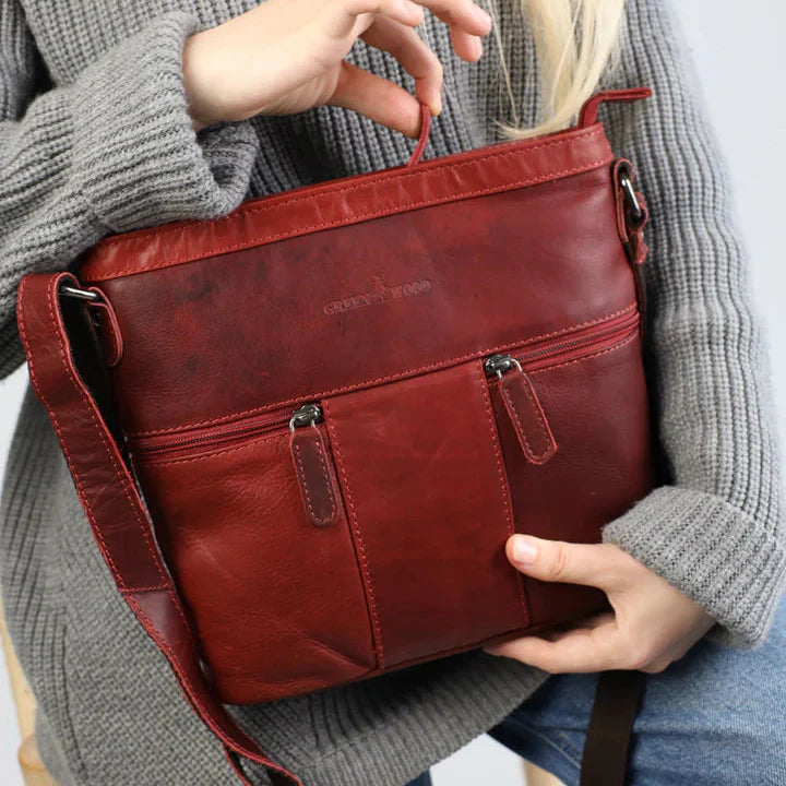 Greenwood Leather Crossbody Bag - EX-STOCK Canada