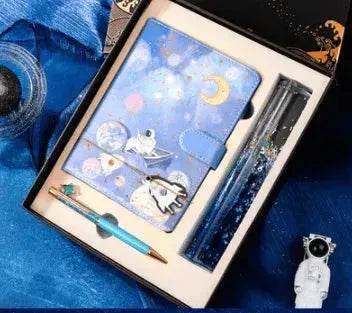 Galaxy Dream Coloring Page Notebook Cute Cartoon Astronaut - EX-STOCK Canada
