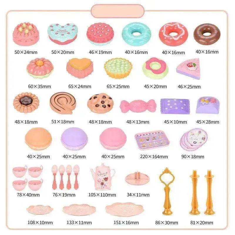 Girl Play House Simulation Food Dessert Cake Toy Gift Box Set - EX-STOCK Canada