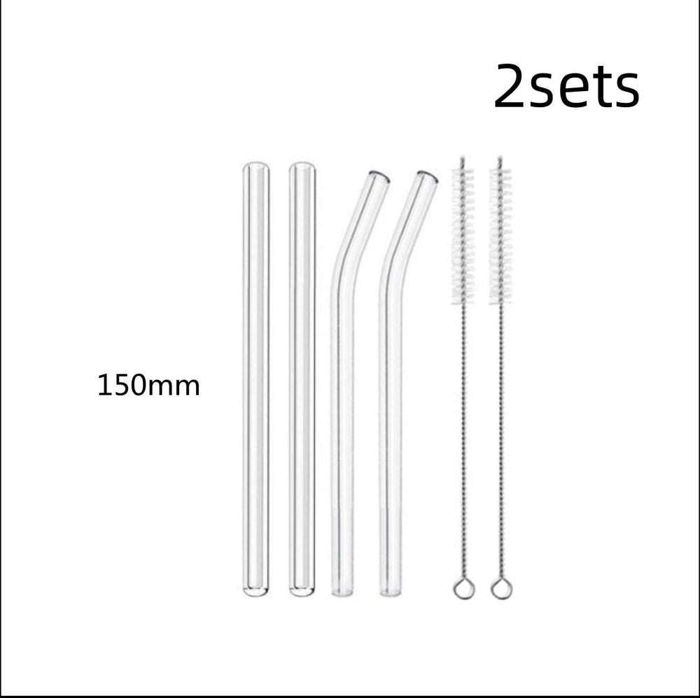 Glass Straws, Pearl Milk Tea Coarse Drinking Straws, Non-disposable Transparent Water Cups, Long Straws EX-STOCK Canada