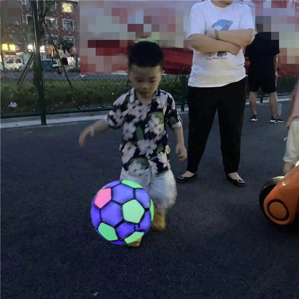 Glowing Football Flashing Basketball Racket Bounce Ball - EX-STOCK Canada