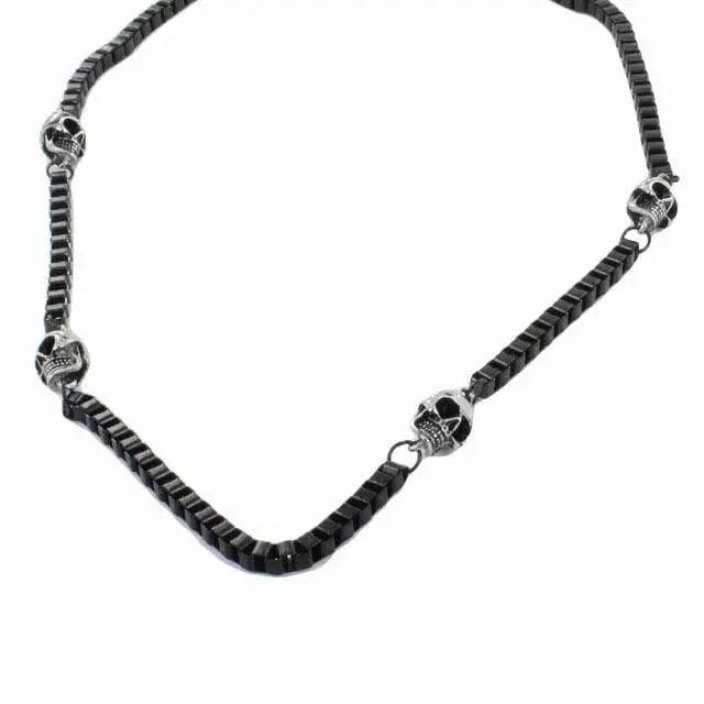 Collier Chaîne Crâne de Motard GoSteelEX-STOCK Canada
