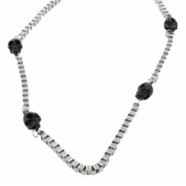 Collier Chaîne Crâne de Motard GoSteelEX-STOCK Canada