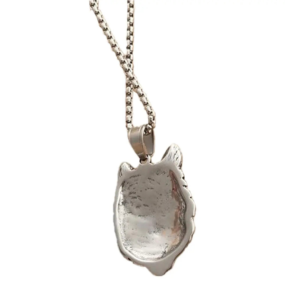 Pendentif Œil du Mal Loup-Garou pour Homme GoSteelEX-STOCK Canada