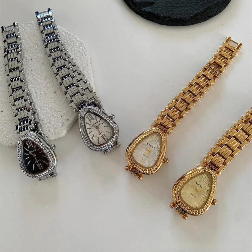 Golden Snake Head Gorgeous Chain Watch Women EX-STOCK Canada
